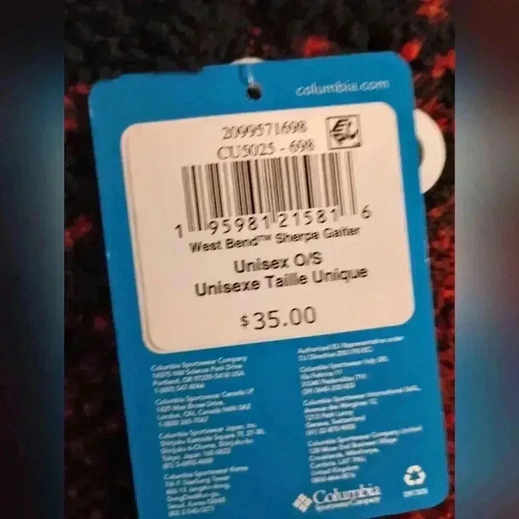 Columbia Sherpa gaiter Preppy Clueless Western (#796) - Picture 2 of 2